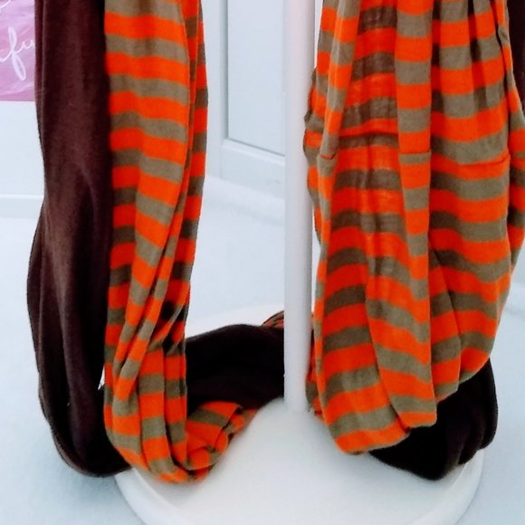 LOOK BY M STRIPE INFINITY SCARF FALL - Picture 3 of 7